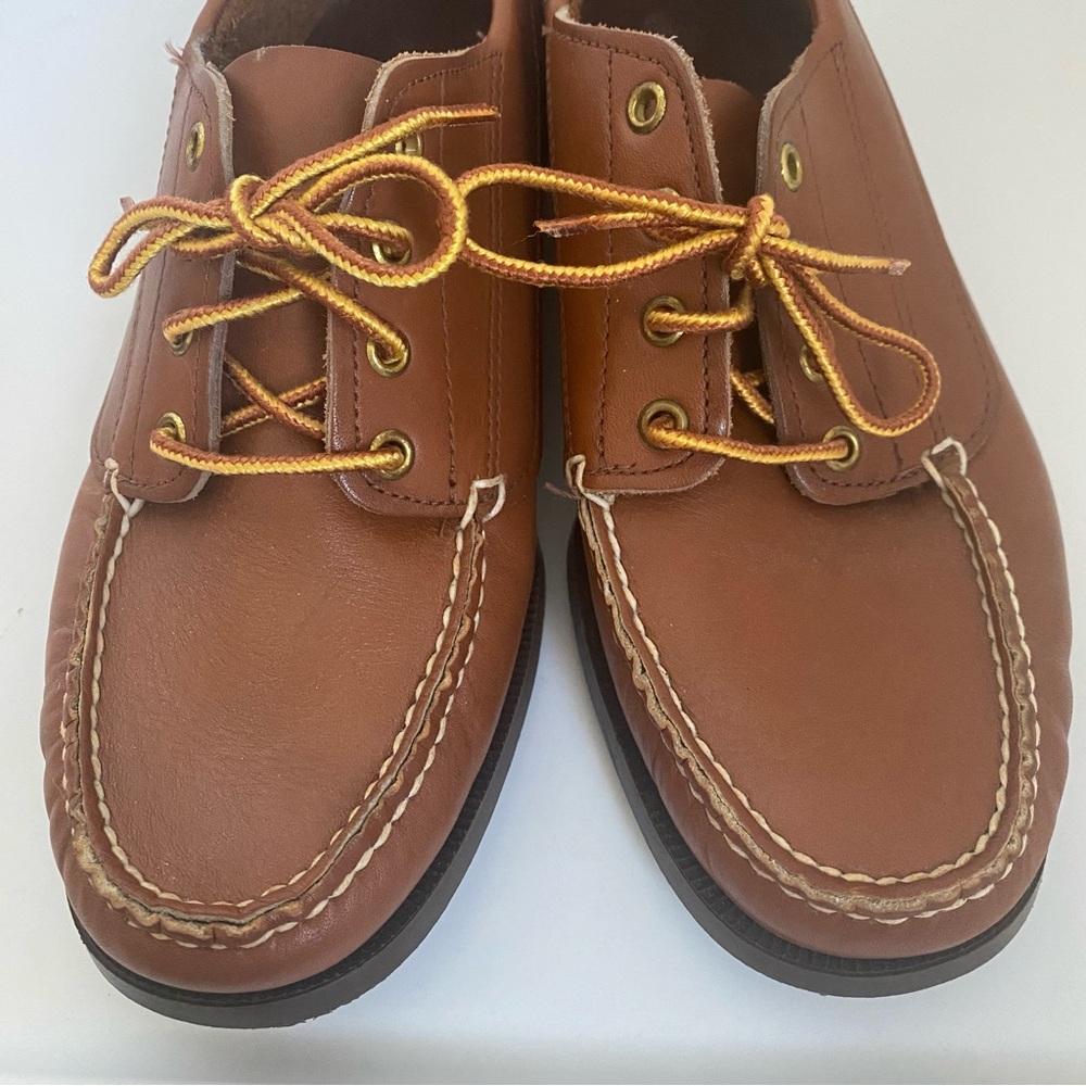 Dexter Leather Blucher Boat Shoes 7.5 - Picture 2 of 11